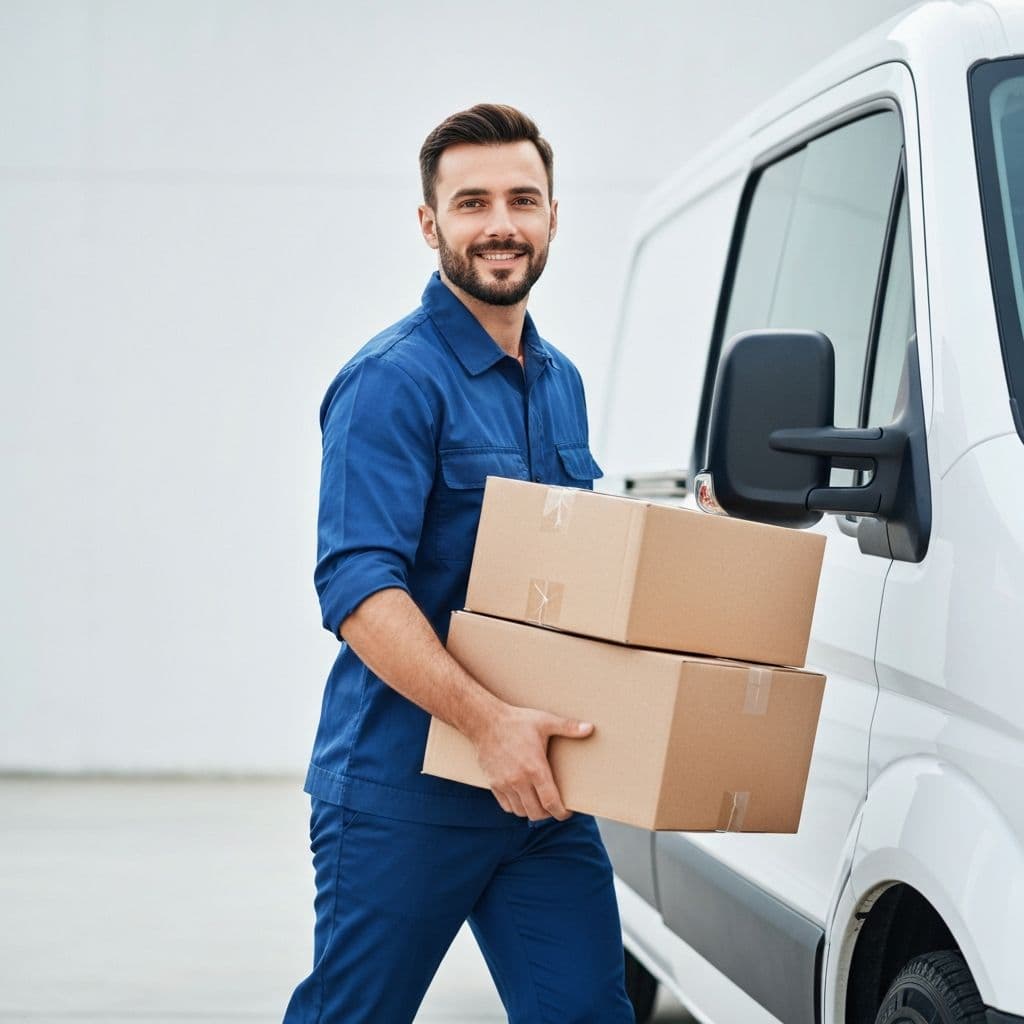 Goblenlink logistics delivery worker